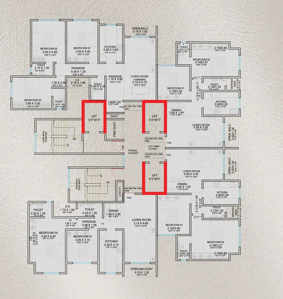 Typical Floor Plan A